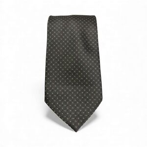 Roma Elegant Black Tie with Gold Dots